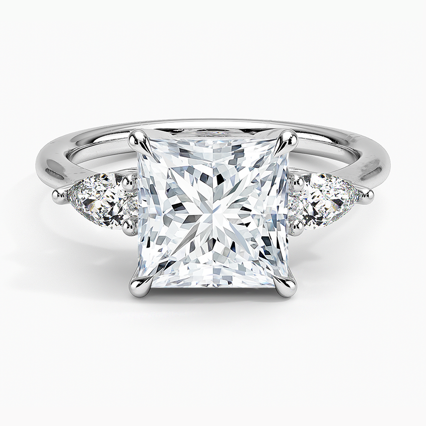 ecomposer-metal type-white-gold-18K,ecomposer-ring setting-trilogy