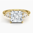 ecomposer-metal type-yellow-gold-18K,ecomposer-ring setting-trilogy
