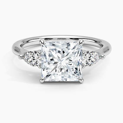 ecomposer-view with diamond shape-princess,ecomposer-size-2-ct,ecomposer-metal type-white-gold-18k