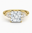 ecomposer-view with diamond shape-princess,ecomposer-size-2-ct,ecomposer-metal type-yellow-gold-18k