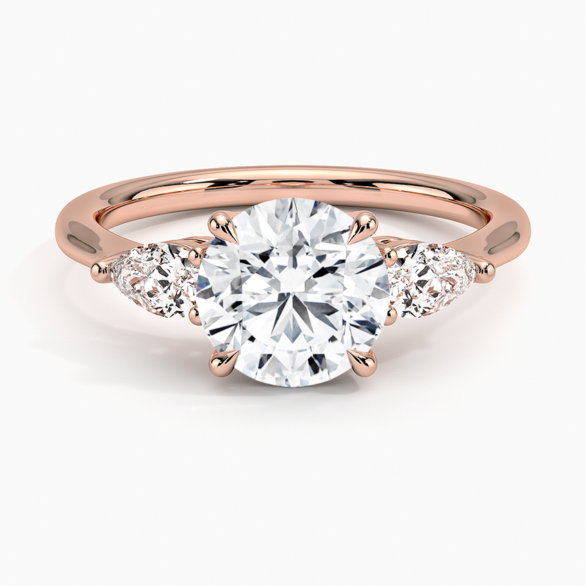 ecomposer-view with diamond shape-round,ecomposer-size-1.5-ct,ecomposer-metal type-rose-gold-18k