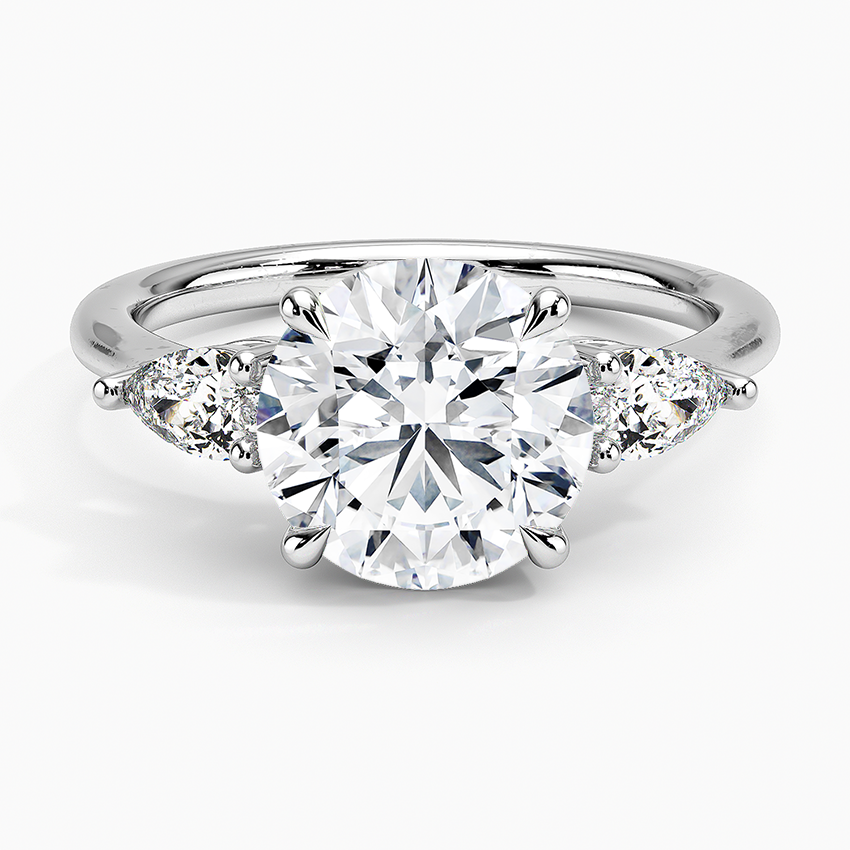 ecomposer-view with diamond shape-round,ecomposer-size-2.5-ct,ecomposer-metal type-white-gold-18k