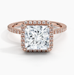 Halo Pave Ring