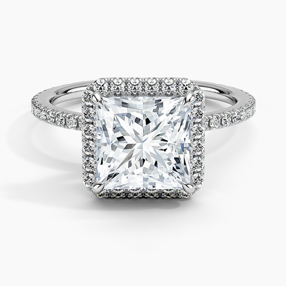 Halo Pave Ring