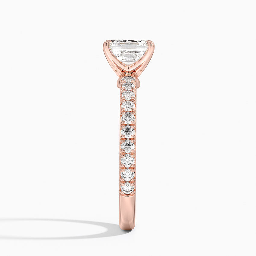 ecomposer-view with diamond shape-asscher,ecomposer-size-1.5-ct,ecomposer-metal type-rose-gold-18k