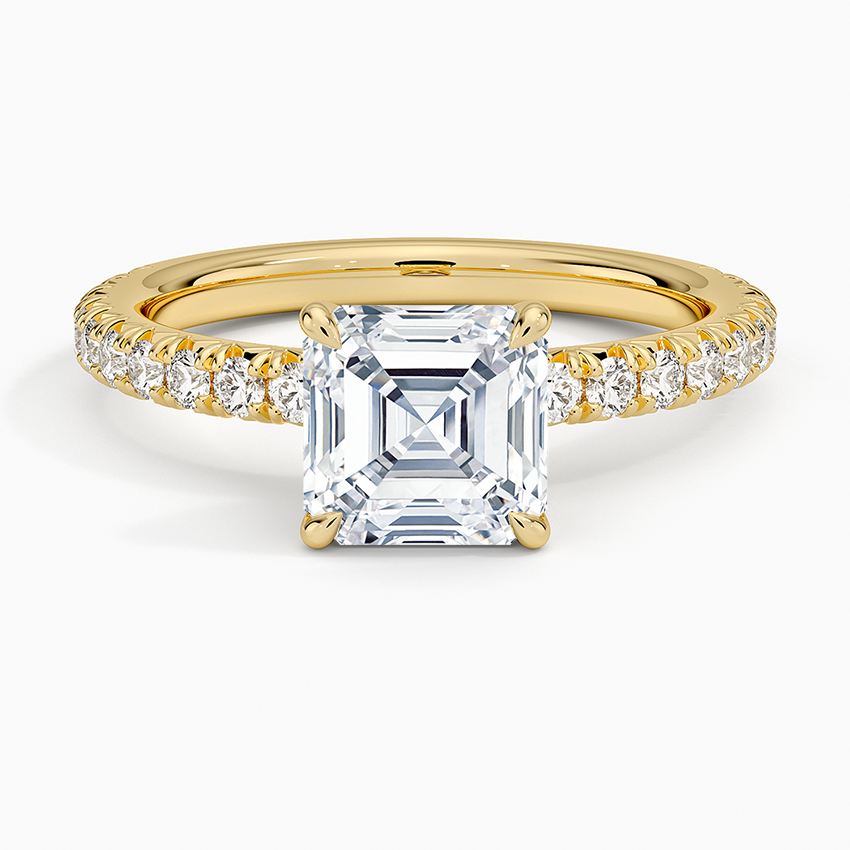 ecomposer-view with diamond shape-asscher,ecomposer-size-1.5-ct,ecomposer-metal type-yellow-gold-18k