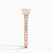 ecomposer-metal type-rose-gold-18K,ecomposer-ring setting-pave