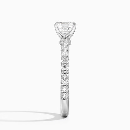 ecomposer-view with diamond shape-asscher,ecomposer-size-1-ct,ecomposer-metal type-white-gold-18k