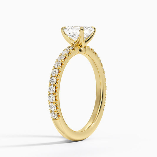 ecomposer-view with diamond shape-asscher,ecomposer-size-1-ct,ecomposer-metal type-yellow-gold-18k