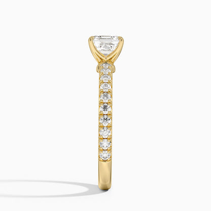ecomposer-view with diamond shape-asscher,ecomposer-size-1-ct,ecomposer-metal type-yellow-gold-18k