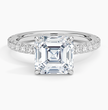 ecomposer-view with diamond shape-asscher,ecomposer-size-2.5-ct,ecomposer-metal type-white-gold-18k