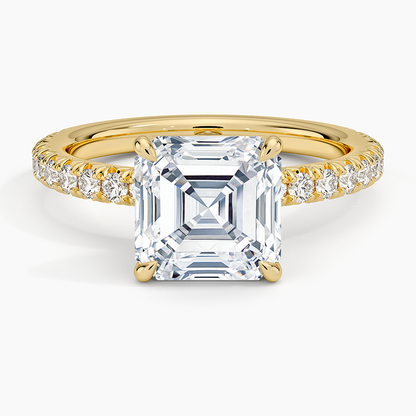 ecomposer-view with diamond shape-asscher,ecomposer-size-2.5-ct,ecomposer-metal type-yellow-gold-18k