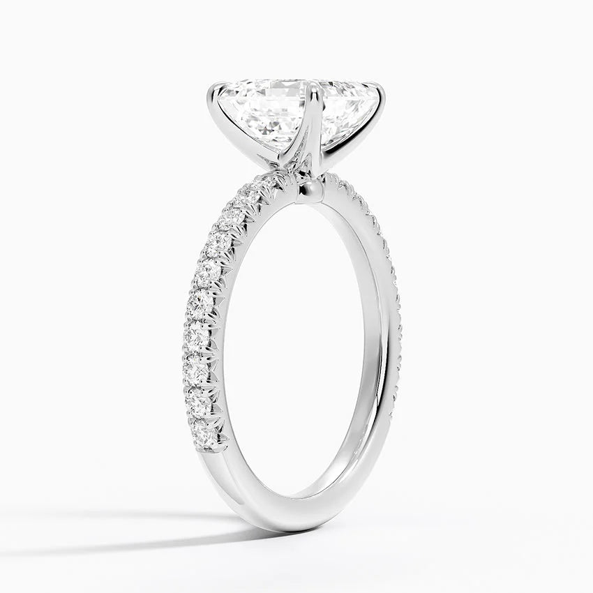 ecomposer-view with diamond shape-asscher,ecomposer-size-2-ct,ecomposer-metal type-white-gold-18k