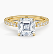 ecomposer-view with diamond shape-asscher,ecomposer-size-2-ct,ecomposer-metal type-yellow-gold-18k