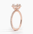 ecomposer-view with diamond shape-cushion,ecomposer-size-1.5-ct,ecomposer-metal type-rose-gold-18k