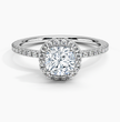 ecomposer-metal type-white-gold-18K,ecomposer-ring setting-halo-pave