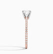 ecomposer-view with diamond shape-cushion,ecomposer-size-1-ct,ecomposer-metal type-rose-gold-18k