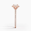 ecomposer-view with diamond shape-cushion,ecomposer-size-1-ct,ecomposer-metal type-rose-gold-18k