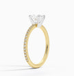 ecomposer-view with diamond shape-cushion,ecomposer-size-1-ct,ecomposer-metal type-yellow-gold-18k