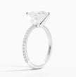 ecomposer-metal type-white-gold-18K,ecomposer-ring setting-pave