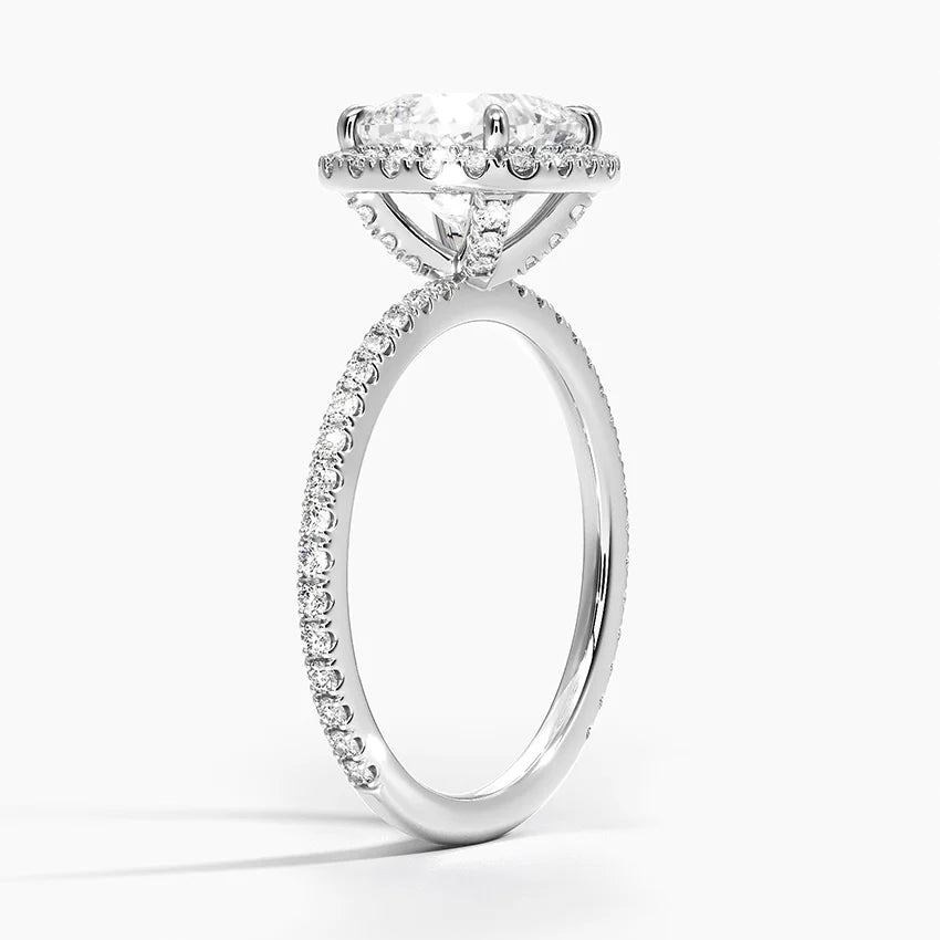 Halo Pave Ring