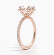 ecomposer-view with diamond shape-cushion,ecomposer-size-2.5-ct,ecomposer-metal type-rose-gold-18k