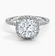 ecomposer-metal type-white-gold-18K,ecomposer-ring setting-halo-pave