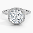 ecomposer-metal type-white-gold-18K,ecomposer-ring setting-halo-pave