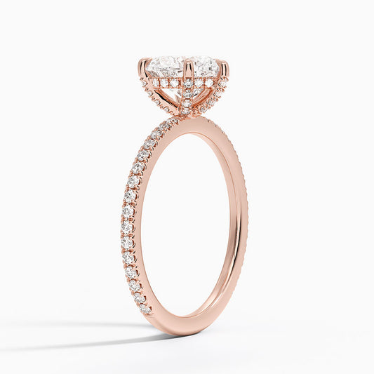 ecomposer-view with diamond shape-heart,ecomposer-size-1.5-ct,ecomposer-metal type-rose-gold-18k