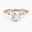 ecomposer-metal type-rose-gold-18K,ecomposer-ring setting-pave