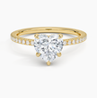 ecomposer-metal type-yellow-gold-18K,ecomposer-ring setting-pave