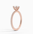 ecomposer-metal type-rose-gold-18K,ecomposer-ring setting-pave