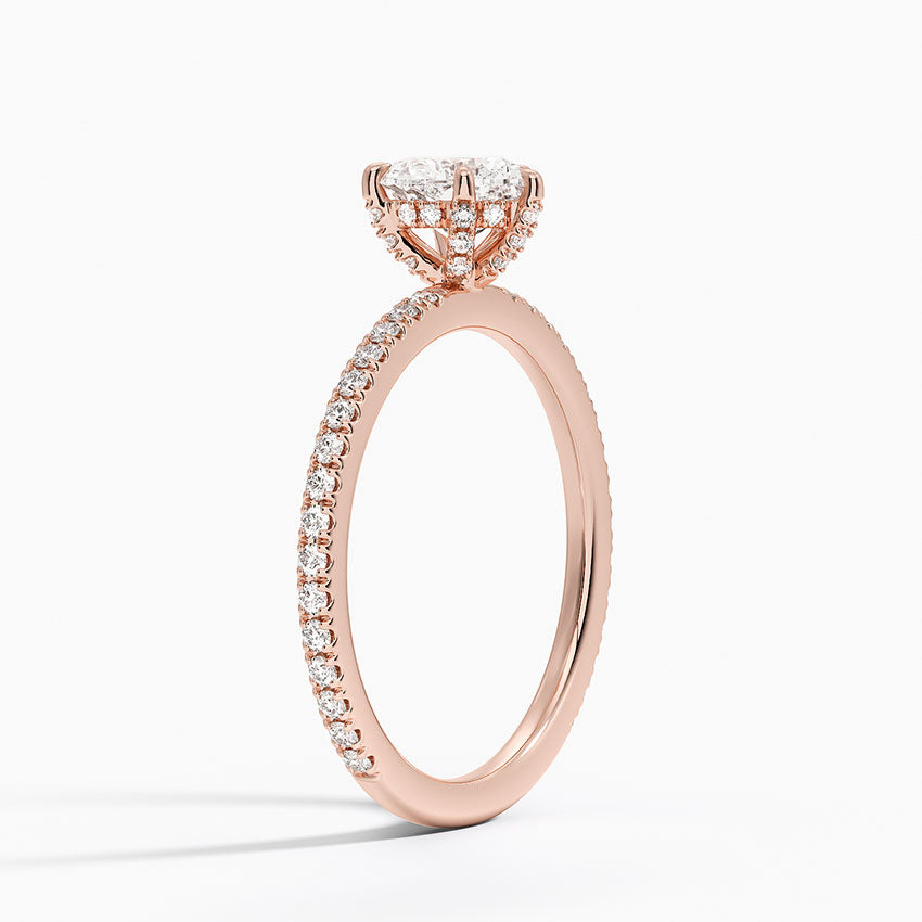 ecomposer-view with diamond shape-heart,ecomposer-size-1-ct,ecomposer-metal type-rose-gold-18k