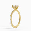 ecomposer-metal type-yellow-gold-18K,ecomposer-ring setting-pave