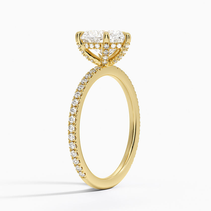 ecomposer-view with diamond shape-heart,ecomposer-size-2-ct,ecomposer-metal type-yellow-gold-18k