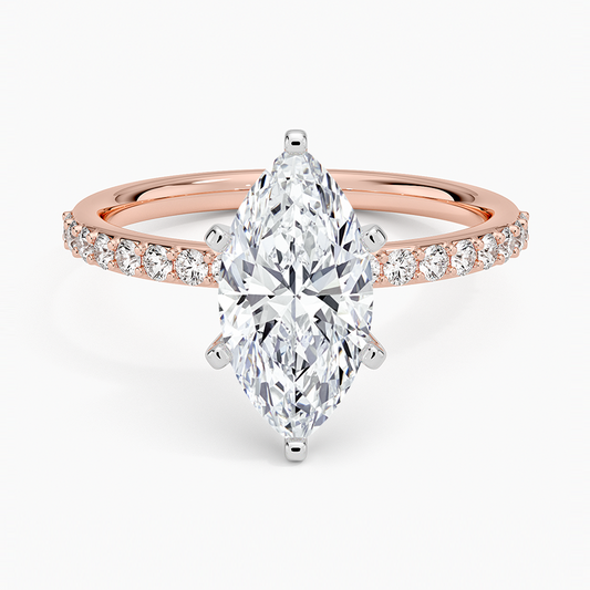 ecomposer-view with diamond shape-marquise,ecomposer-size-1.5-ct,ecomposer-metal type-rose-gold-18k