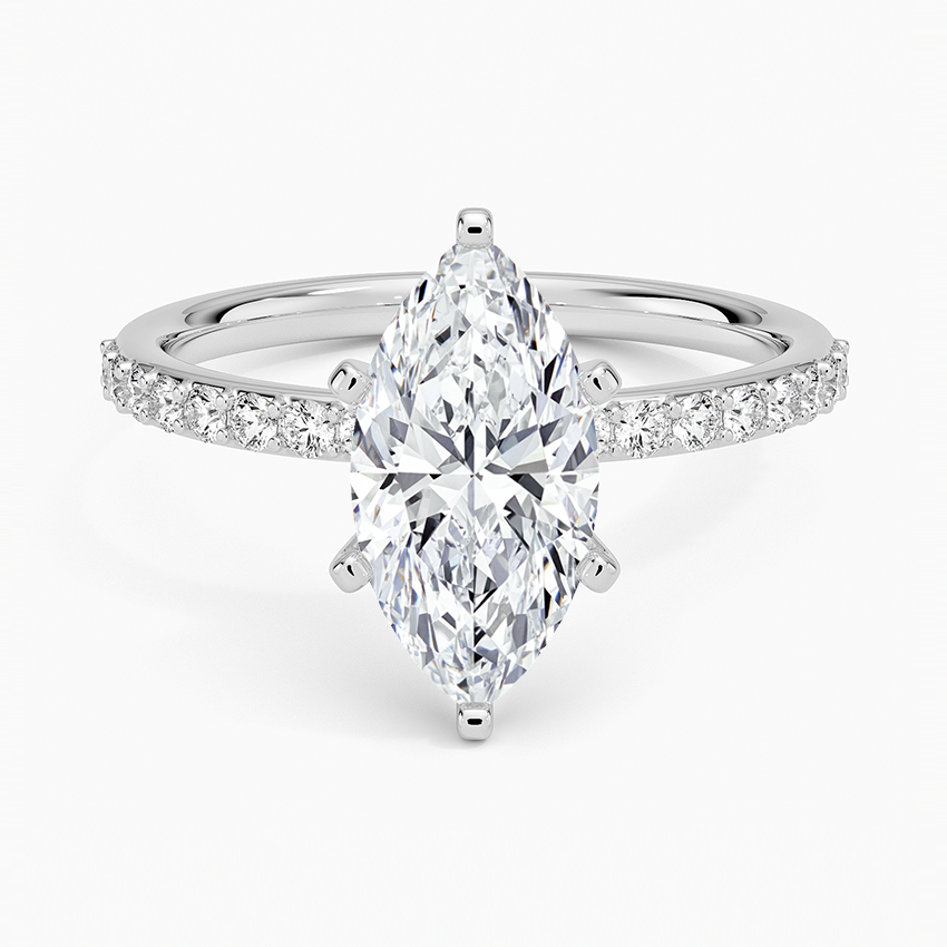 ecomposer-view with diamond shape-marquise,ecomposer-size-1.5-ct,ecomposer-metal type-white-gold-18k