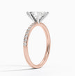 ecomposer-metal type-rose-gold-18K,ecomposer-ring setting-pave