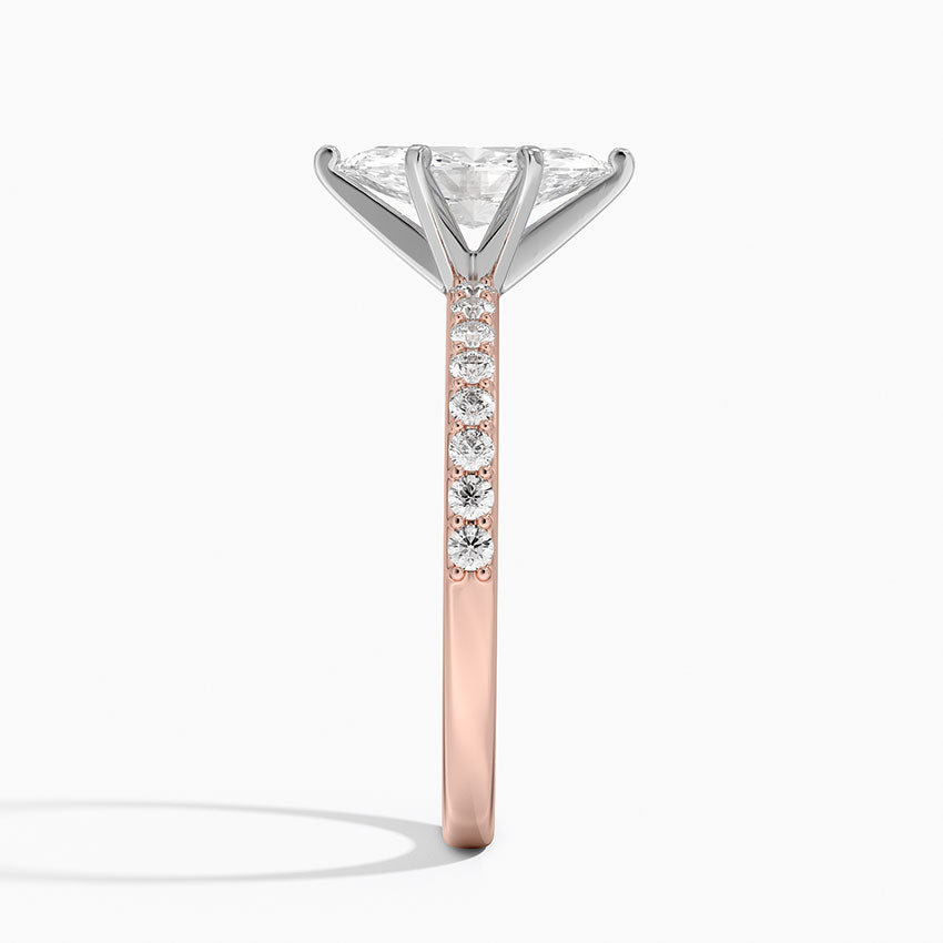 ecomposer-view with diamond shape-marquise,ecomposer-size-1-ct,ecomposer-metal type-rose-gold-18k