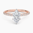 ecomposer-metal type-rose-gold-18K,ecomposer-ring setting-pave