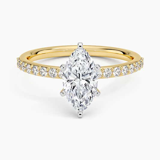 ecomposer-view with diamond shape-marquise,ecomposer-size-1-ct,ecomposer-metal type-yellow-gold-18k