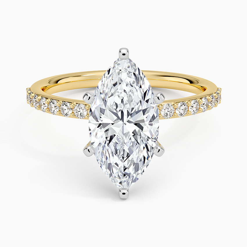 ecomposer-view with diamond shape-marquise,ecomposer-size-2-ct,ecomposer-metal type-yellow-gold-18k