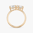 ecomposer-view with diamond shape-round-and-oval,ecomposer-metal type-rose-gold-18k