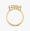 ecomposer-view with diamond shape-round-and-oval,ecomposer-metal type-yellow-gold-18k