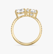 ecomposer-view with diamond shape-round-and-oval,ecomposer-metal type-yellow-gold-18k