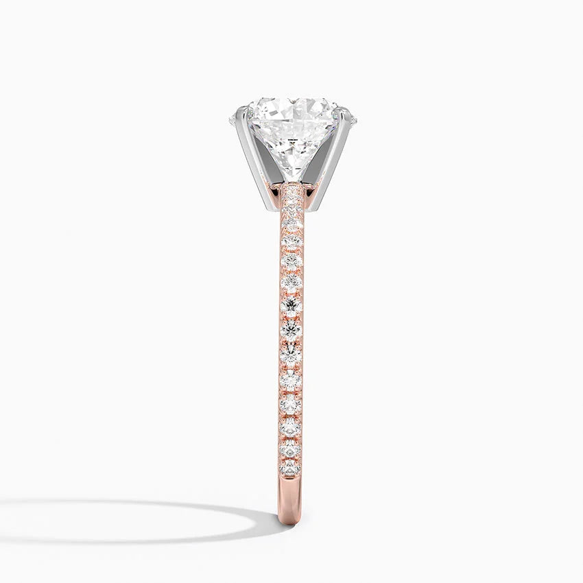 ecomposer-view with diamond shape-round,ecomposer-size-1.5-ct,ecomposer-metal type-rose-gold-18k