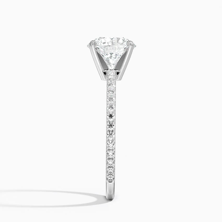 ecomposer-view with diamond shape-round,ecomposer-size-1.5-ct,ecomposer-metal type-white-gold-18k