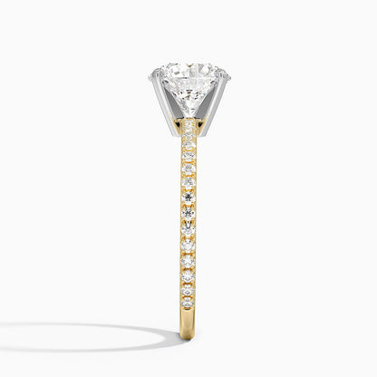 ecomposer-view with diamond shape-round,ecomposer-size-1.5-ct,ecomposer-metal type-yellow-gold-18k