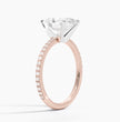 ecomposer-metal type-rose-gold-18K,ecomposer-ring setting-pave