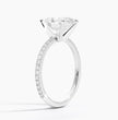 ecomposer-metal type-white-gold-18K,ecomposer-ring setting-pave